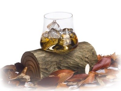 wood trunk glass DRINK